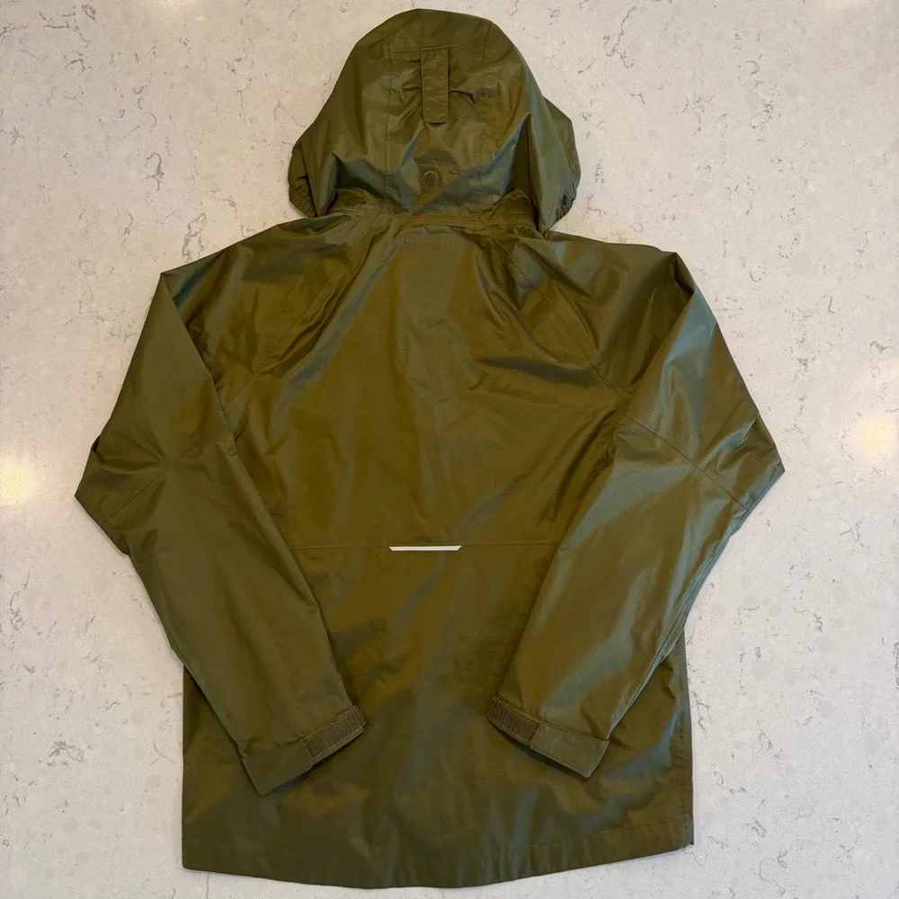 REI Rainier Rain Jacket - Kids Large (14-16) - Olive Green - Picture 3 of 6